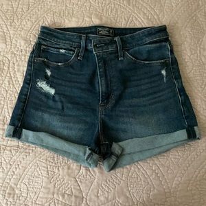 A & F jeans shorts